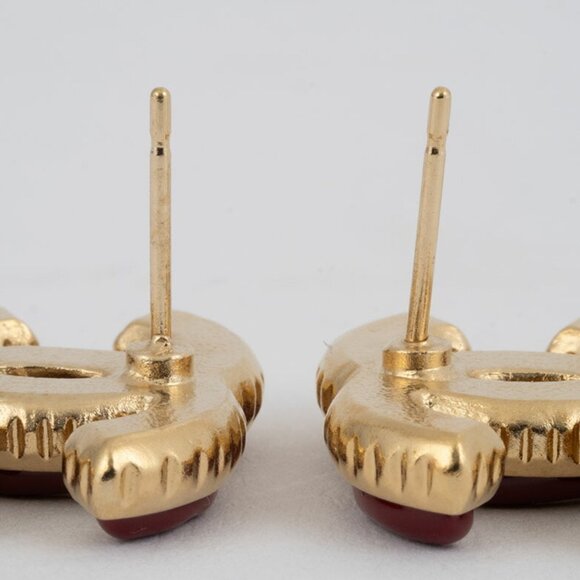 CHANEL Red Earrings - Picture 6 of 11